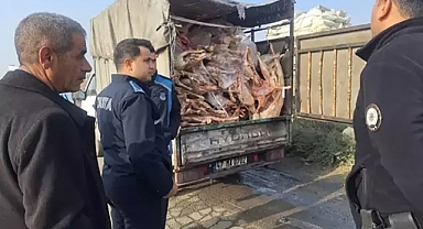 Komşuda Dehşet Veren Görüntü! Yakalanmasalar kokmuş et yedireceklerdi