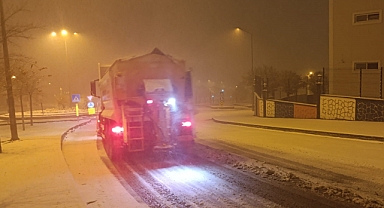 Yoğun Kar Yağışına Büyükşehir’den Anında Müdahale!