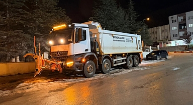 Kahramanmaraş Büyükşehir’den Kuzey İlçelerde Kar Nöbeti!