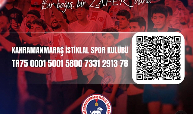 Kahramanmaraş İstiklalspor Bağış Kampanyası Başlattı!