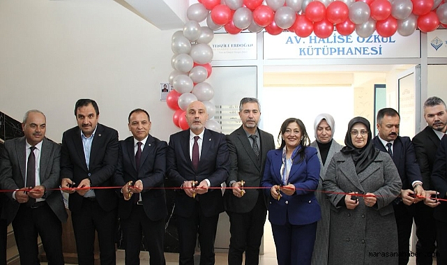 Kahramanmaraş’ta Av. Halise Özkul Kütüphanesi Hizmete Açıldı