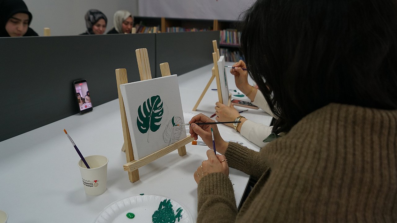 Pusula Maraş’tan Gençlere Sanat Dolu Atölye!