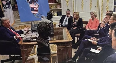 Trump bu fotoğrafla mesaj verdi! Haritaya dikkat