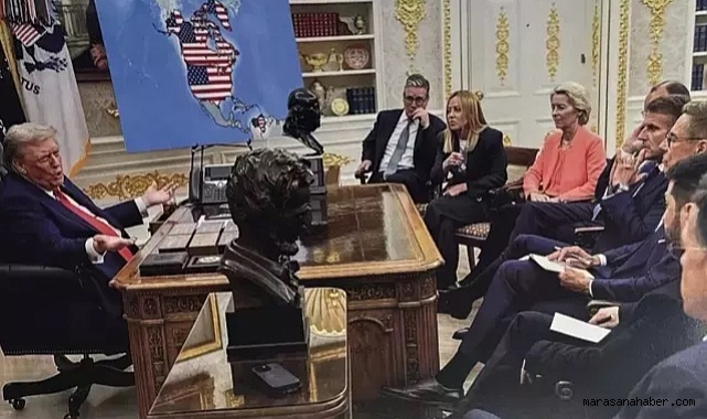 Trump bu fotoğrafla mesaj verdi! Haritaya dikkat