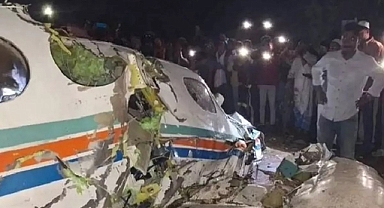 Ambulans uçak düştü! Kurtulan yok