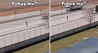 Bir kenti karıştıran görüntü: Yol kenarında fuhuş pazarlığı mı yapılıyor?