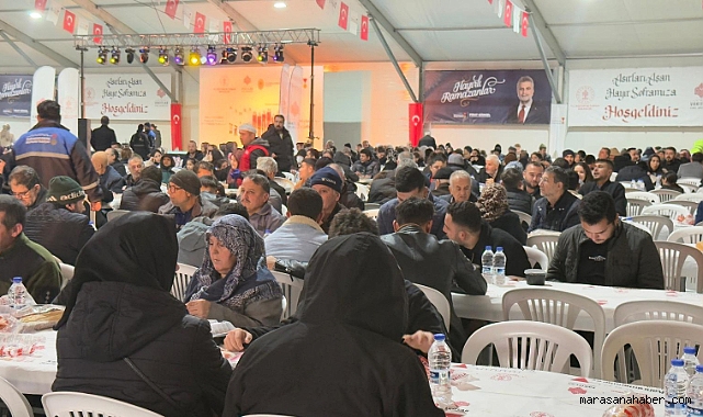 Kahramanmaraş Büyükşehir’in İftar Çadırlarında Dayanışma ve Neşe Bir Arada!