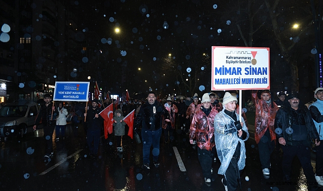 Kahramanmaraş’ta kurtuluş coşkusu gecede devam etti!
