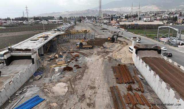 Kahramanmaraş’ta Sanayi Kavşağı İnşaatı Devam Ediyor!