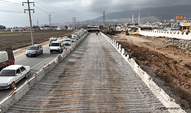Kahramanmaraş’ta Sanayi Kavşağı İnşaatı Devam Ediyor!