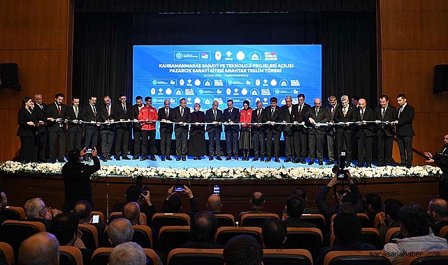 Kahramanmaraş’ta Sanayi ve Teknoloji Alanında 18 Projenin Açılışı Yapıldı, Esnaflar Yeni İş Yerlerine Kavuştu
