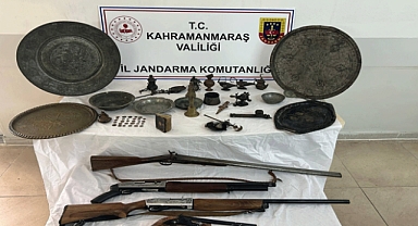 Kahramanmaraş’ta Tarihi Eser, Kaçak Ürün ve Uyuşturucu Ele Geçirildi!