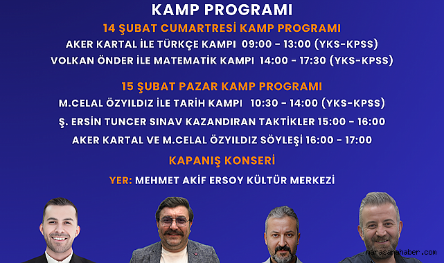 Onikişubat Belediyesi’nden YKS Ve KPSS Adaylarına Büyük Destek: Kazandıran Taktikler Kampı Yeniden Başlıyor