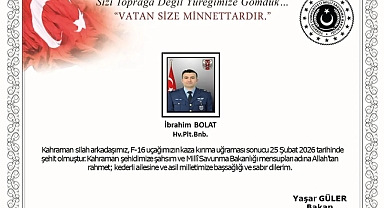 Şehit Pilot Hava Pilot Binbaşı İbrahim Bolat Kimdir?