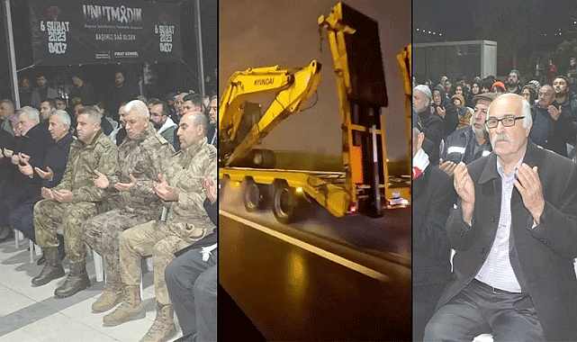 TIR’cı Kazım dayı, Kahramanmaraş’ta deprem şehitlerine dua etti!