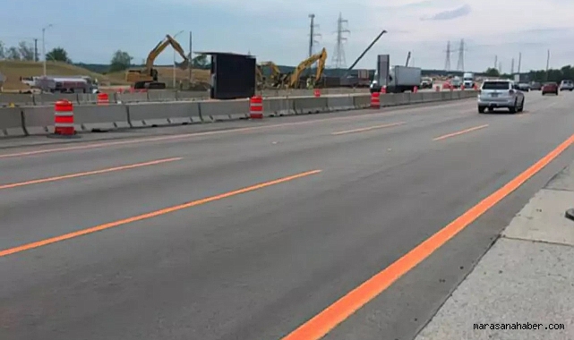 Yeni turuncu şeritler yollardaki yerini almaya başladı! İşte anlamı