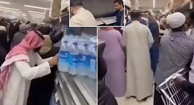 10 günlük yiyeceğin kaldığı şehirde birbirlerini ezdiler!