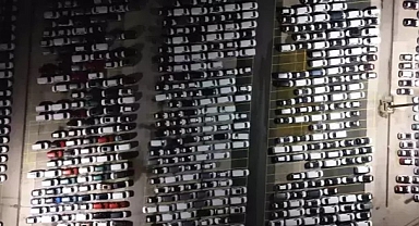 Görüntü Türkiye'den! Hepsi gece geldi!