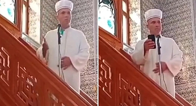 Hutbede İmam çıldırdı! Cemaate açtı ağzını yumdu gözünü