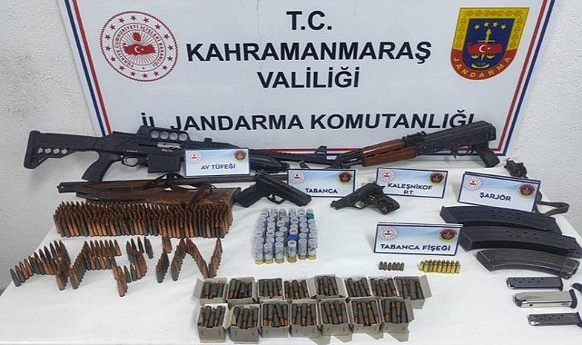 Kahramanmaraş'ta Büyük Operasyon: Çok Sayıda Silah ve Mühimmat Ele Geçirildi
