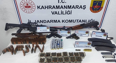 Kahramanmaraş'ta Büyük Operasyon: Çok Sayıda Silah ve Mühimmat Ele Geçirildi