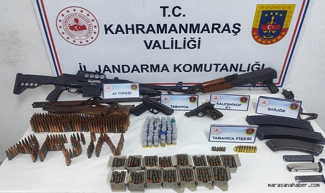 Kahramanmaraş'ta Büyük Operasyon: Çok Sayıda Silah ve Mühimmat Ele Geçirildi