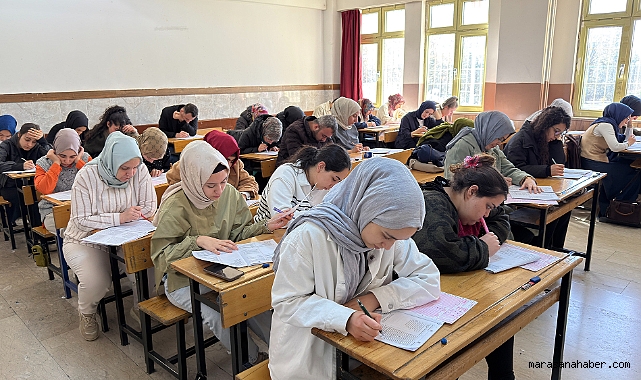 Kahramanmaraş'ta Gençler Gerçek Sınav Atmosferi Yaşadı!