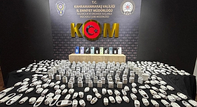 Kahramanmaraş’ta Kaçak Cep Telefonu ve Sigara Operasyonu!