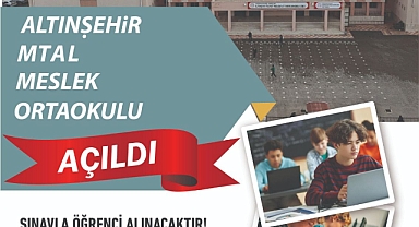 Kahramanmaraş’ta Mesleki Ortaokulu Açılıyor!