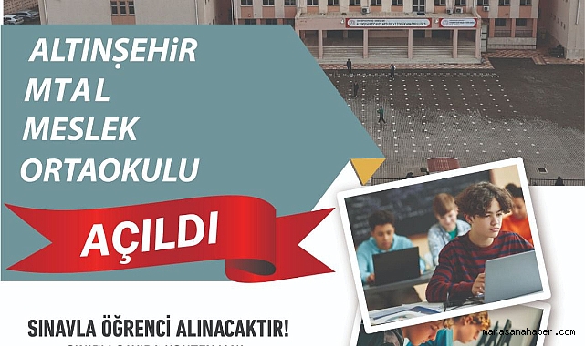 Kahramanmaraş’ta Mesleki Ortaokulu Açılıyor!