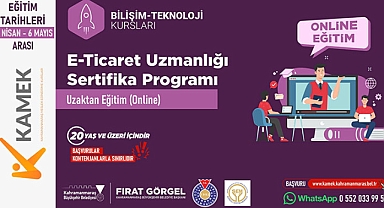 KAMEK’in E-Ticaret Uzmanlığı Eğitimine Başvurular Başladı!