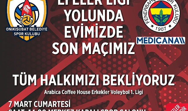 Lider Onikişubat Belediyespor’dan Taraftara Çağrı: Tribünleri Doldurun!