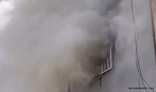 Onikişubat Belediyesi personelinden ev yangınına örnek müdahale!
