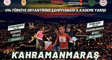 U14 Türkiye Oryantiring Şampiyonası Kahramanmaraş’ta Düzenlenecek!