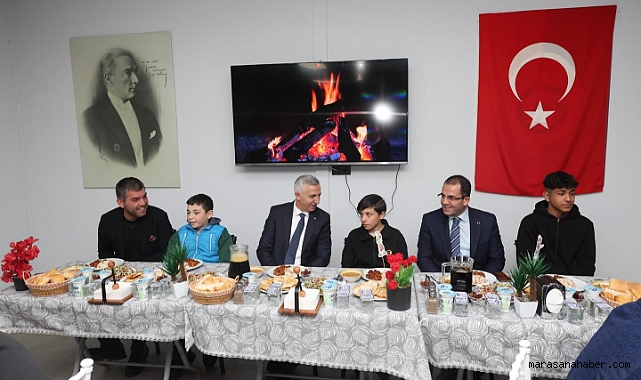 Vali Ünlüer ve İstiklalspor Oyuncuları Çocuklarla İftar sofrasında buluştu!