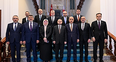 Adalet Bakanı Akın Gürlek, Kahramanmaraş heyetini kabul etti! 