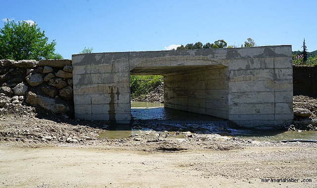 Andırın’da 5 Mahalleye Ulaşım Sağlayan Köprü Menfezde Sona Gelindi!