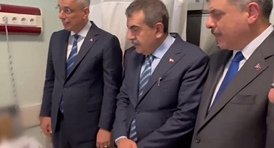 Bakanlar, yaralanan öğrencileri ziyaret etti!