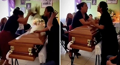 Cenazede Aşk Üçgeni Krizi: Tabut Başında Büyük Kavga!