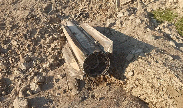 Kahramanmaraş’a füze parçası düştü iddiası! Ekipler olay yerinde!