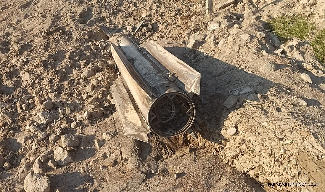 Kahramanmaraş’a füze parçası düştü iddiası! Ekipler olay yerinde!