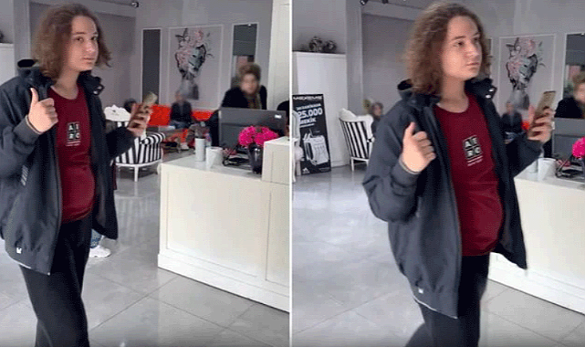 Kahramanmaraş canisi annesiyle güzellik merkezine gitmiş!