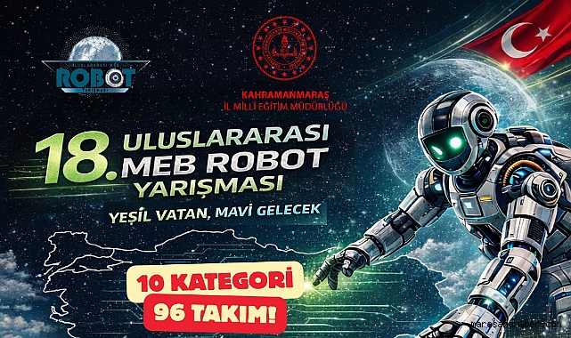 Kahramanmaraş, Robot Yarışması’nda 96 Takımla yer alacak!