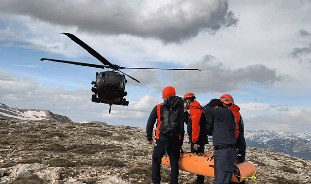Kahramanmaraş’ta Dağda Çiriş Toplarken Hayatını Kaybetti: Cenazesi Helikopterle Alındı