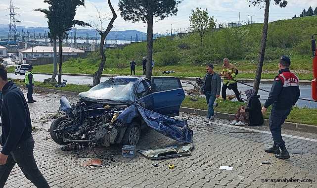 Kahramanmaraş’ta ehliyetsiz kaza! Bir yaralı…