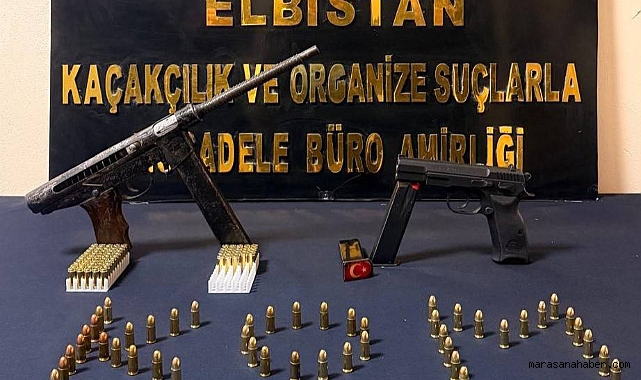 Kahramanmaraş’ta iki ayrı operasyonda silah ve uyuşturucu ele geçirildi!