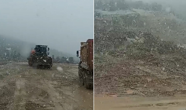 Kahramanmaraş’ta Nisan ayında kar sürprizi!