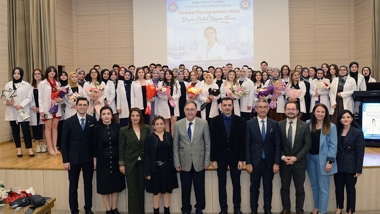 KSÜ’de Fizyoterapist Adayları Beyaz Önlüklerini Giydi!