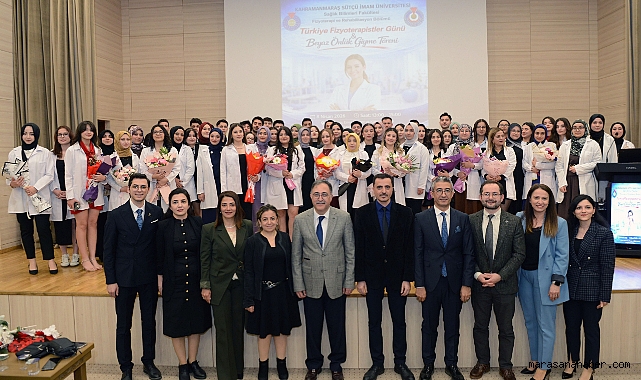 KSÜ’de Fizyoterapist Adayları Beyaz Önlüklerini Giydi!