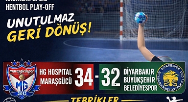 Maraşgücüspor, Diyarbakır karşısında destan yazdı: 34-32
